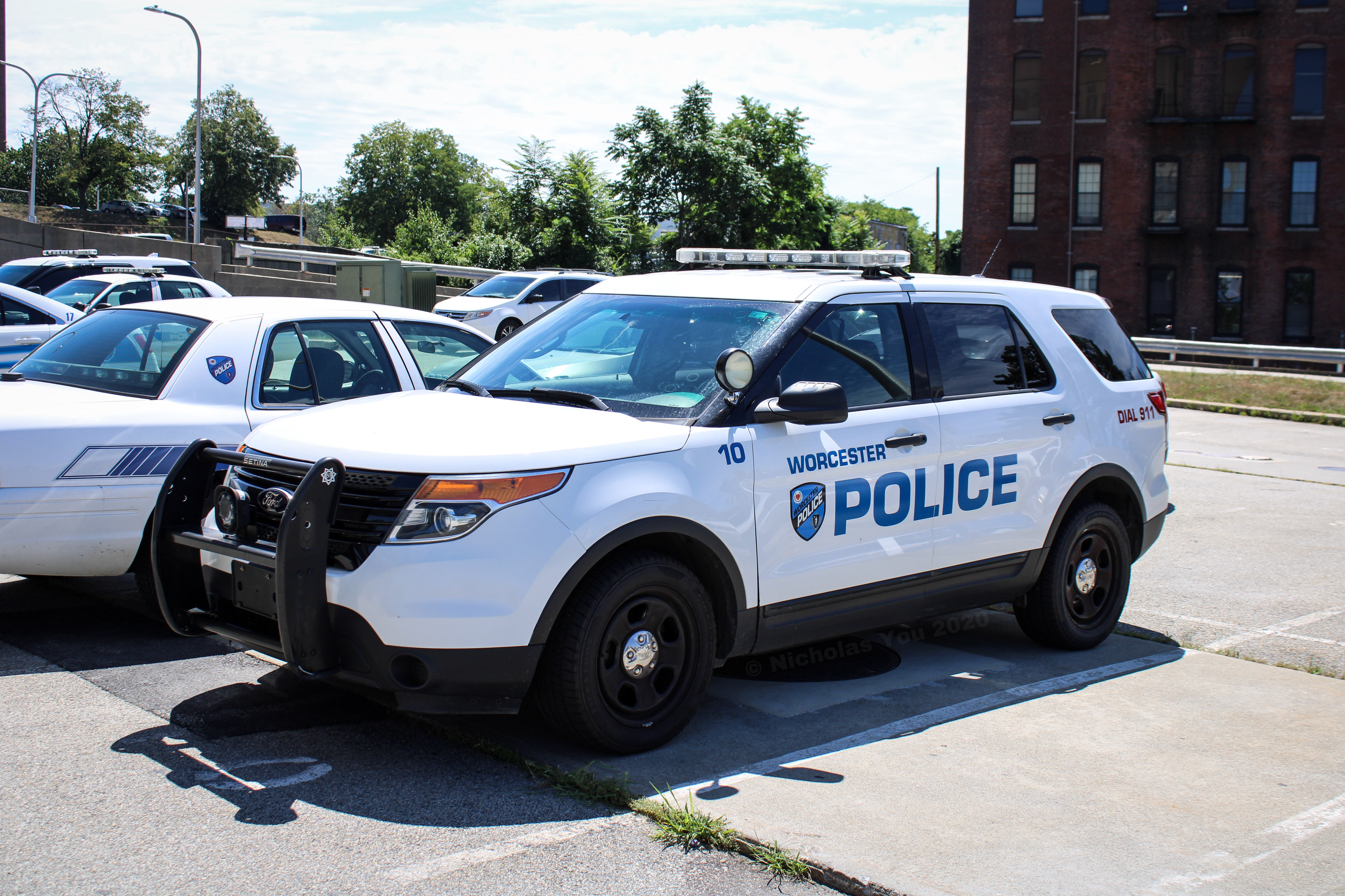 A photo  of Worcester Police
            Cruiser 10, a 2013-2015 Ford Police Interceptor Utility             taken by Nicholas You