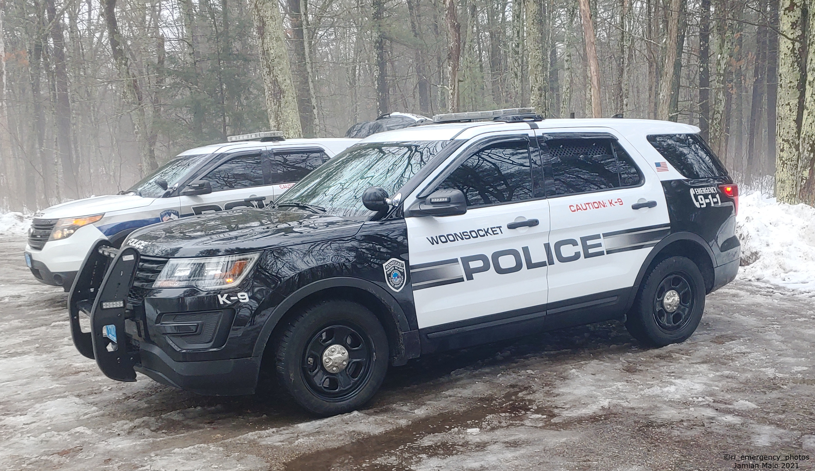 A photo  of Woonsocket Police
            K-9 Unit, a 2016-2019 Ford Police Interceptor Utility             taken by Jamian Malo