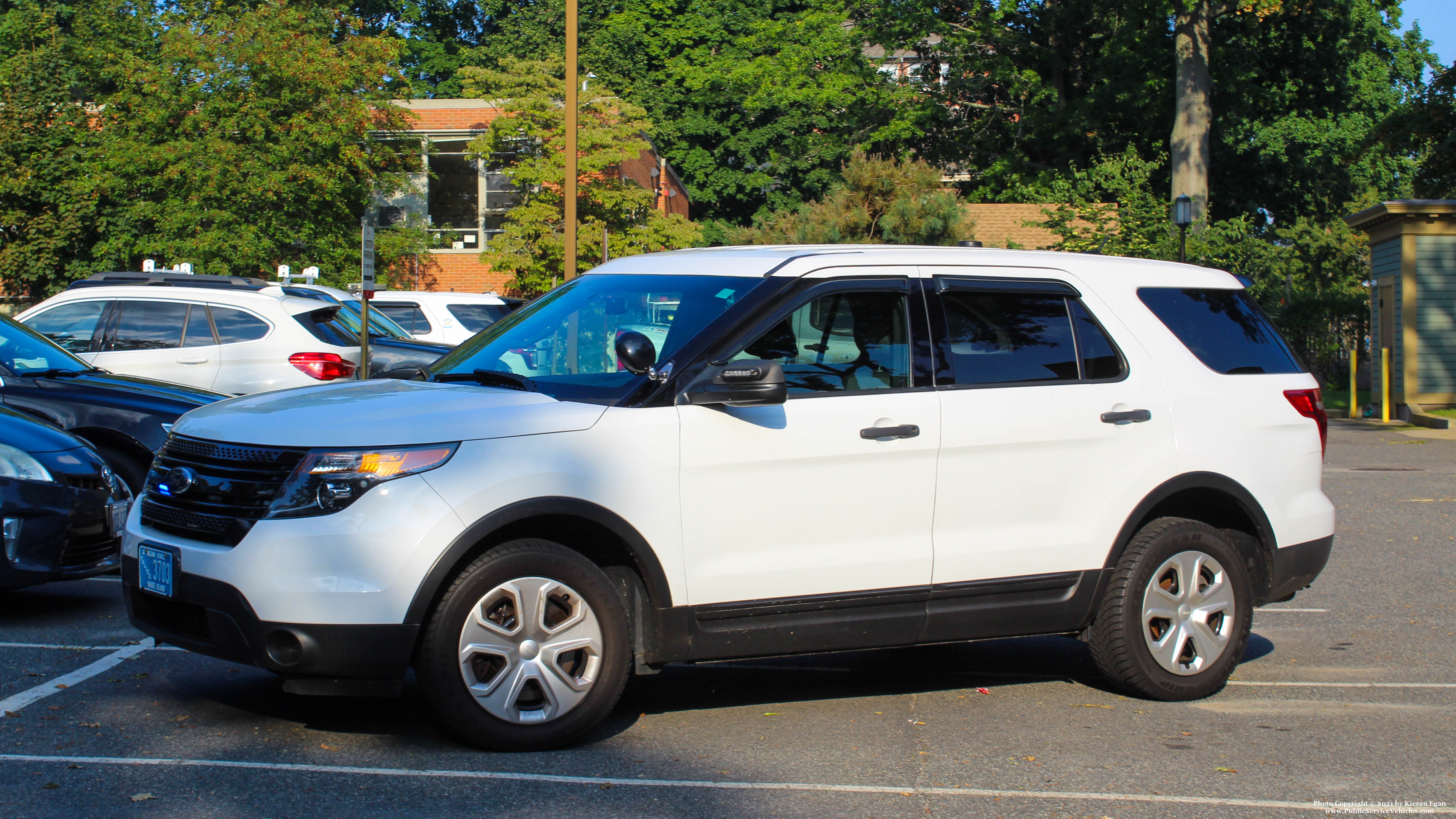 A photo  of Brown University Police
            Unmarked Unit, a 2013 Ford Police Interceptor Utility             taken by Kieran Egan