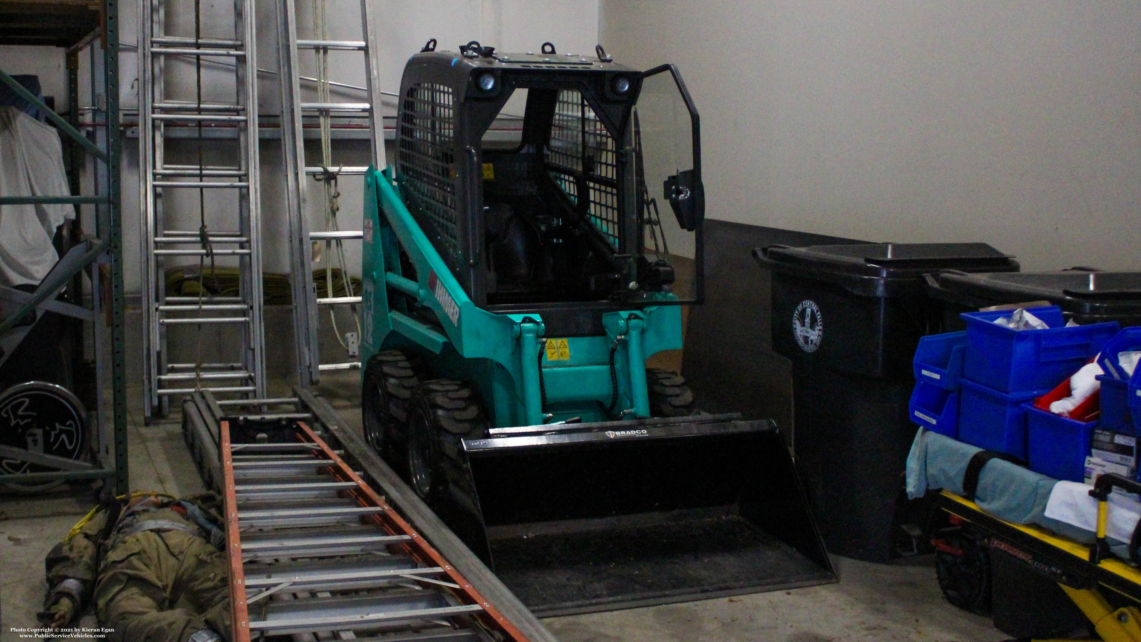 A photo  of Central Falls Fire
            Skid Steer, a 2020 Skid Steer             taken by Kieran Egan