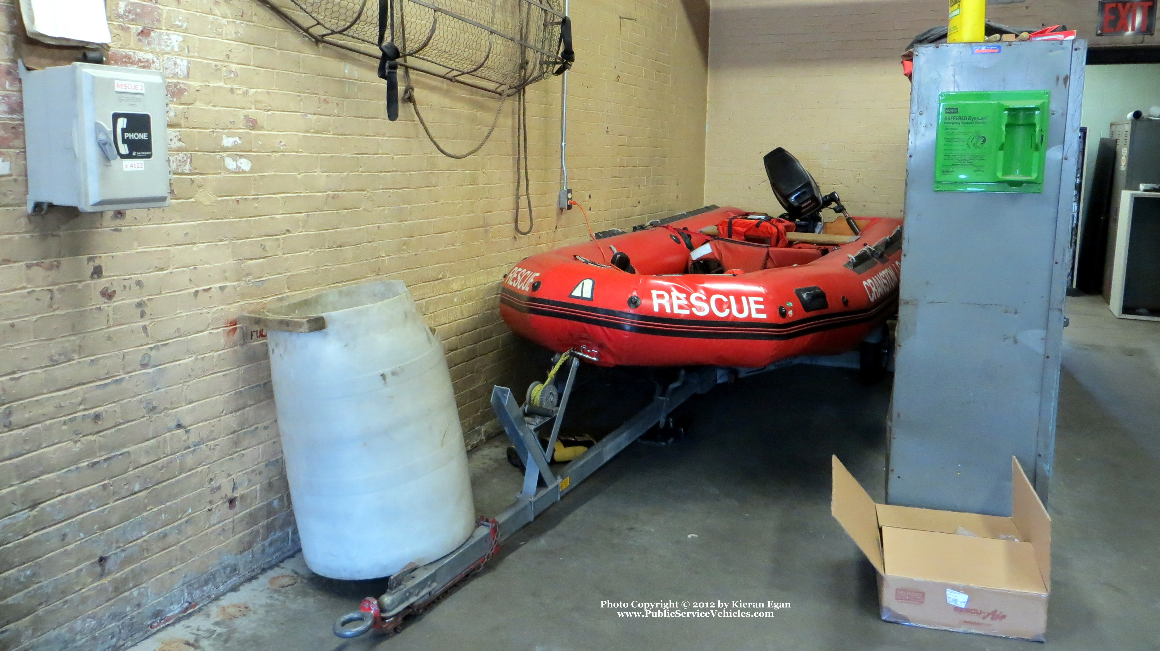 A photo  of Cranston Fire
            Marine Unit, a 2000-2012 Achilles FRB             taken by Kieran Egan