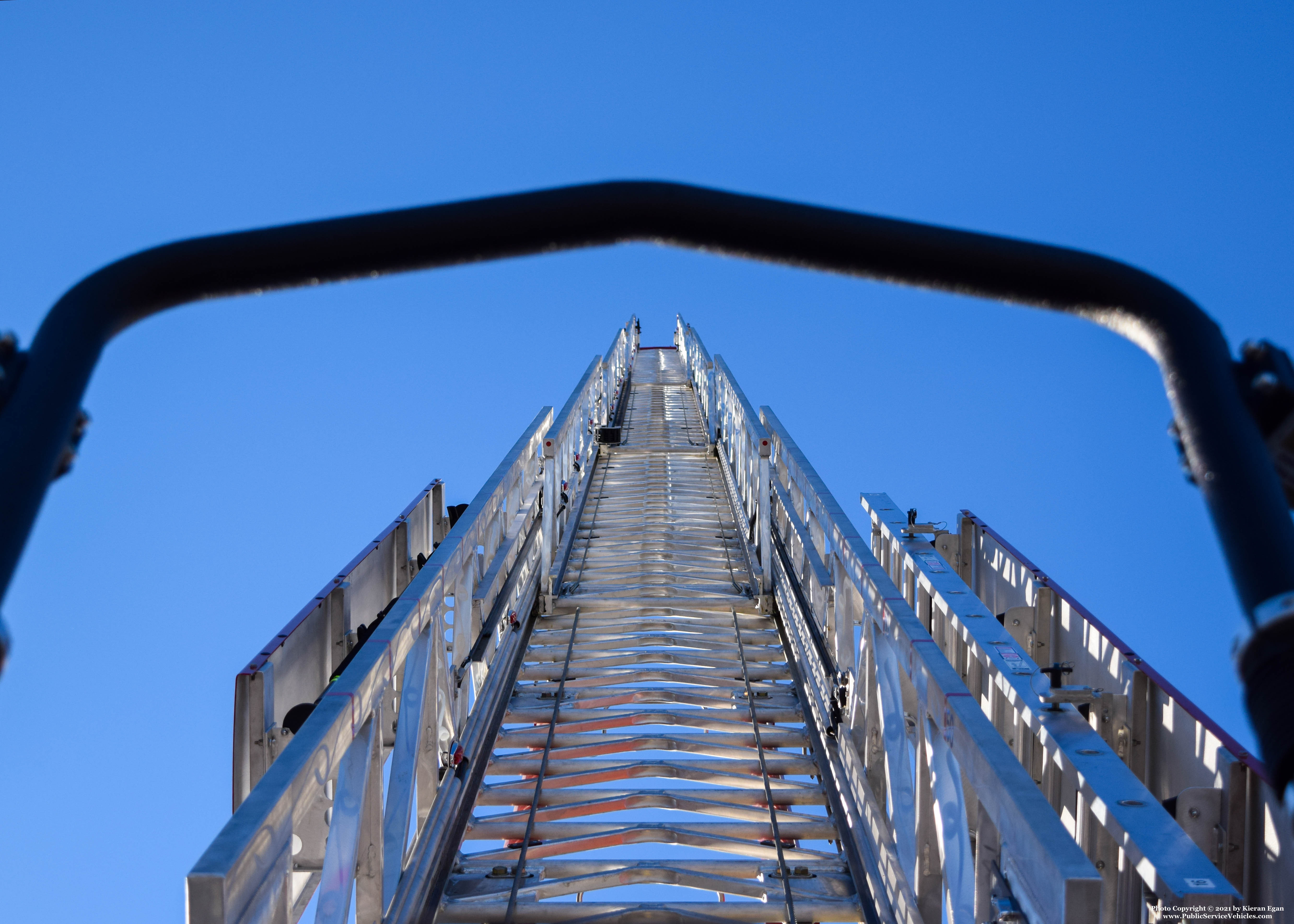 A photo  of East Providence Fire
            Ladder 1, a 2021 E-One Typhoon Metro             taken by Kieran Egan