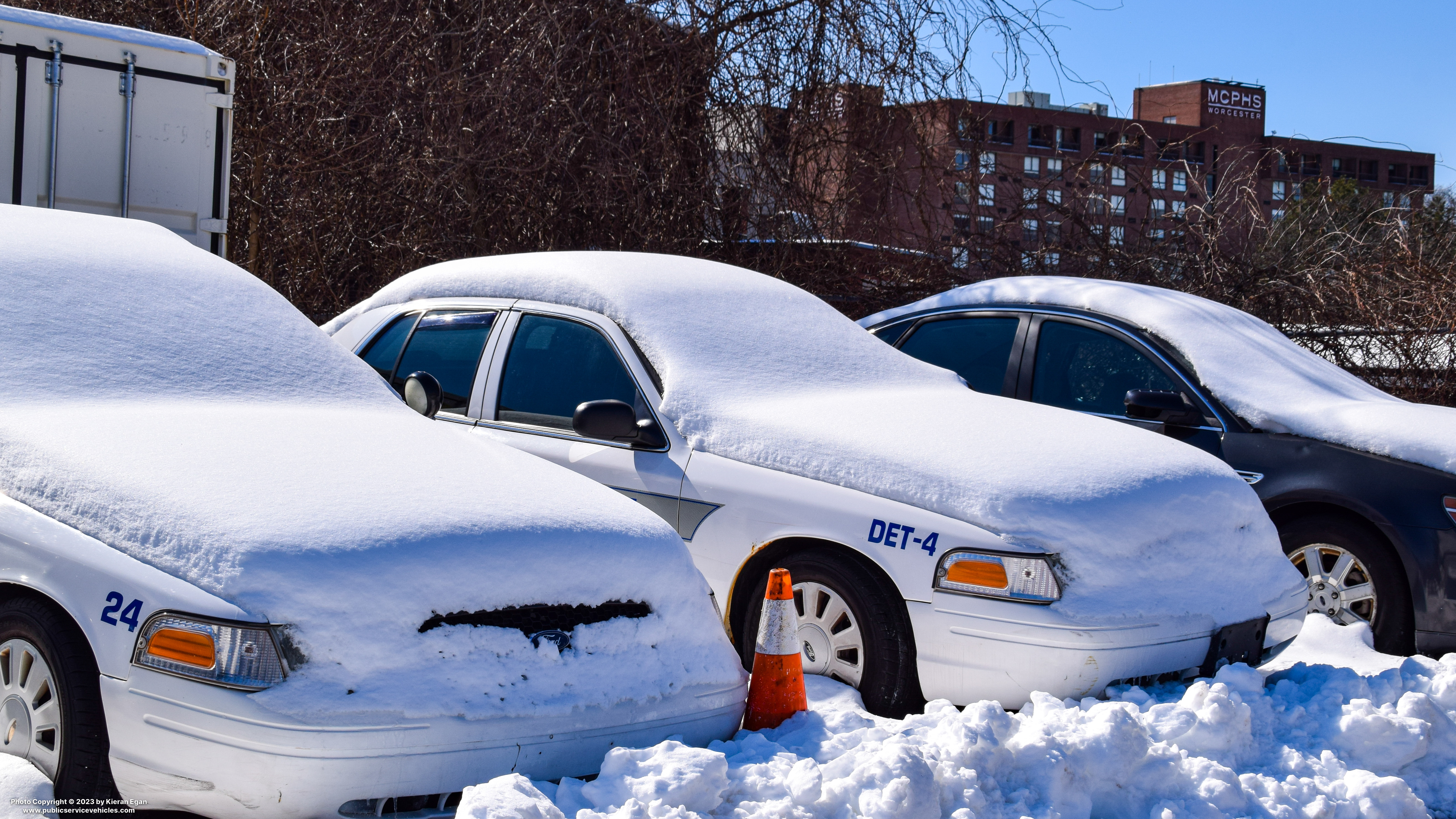 A photo  of Worcester Police
            Detail 4, a 2009-2011 Ford Crown Victoria Police Interceptor             taken by Kieran Egan