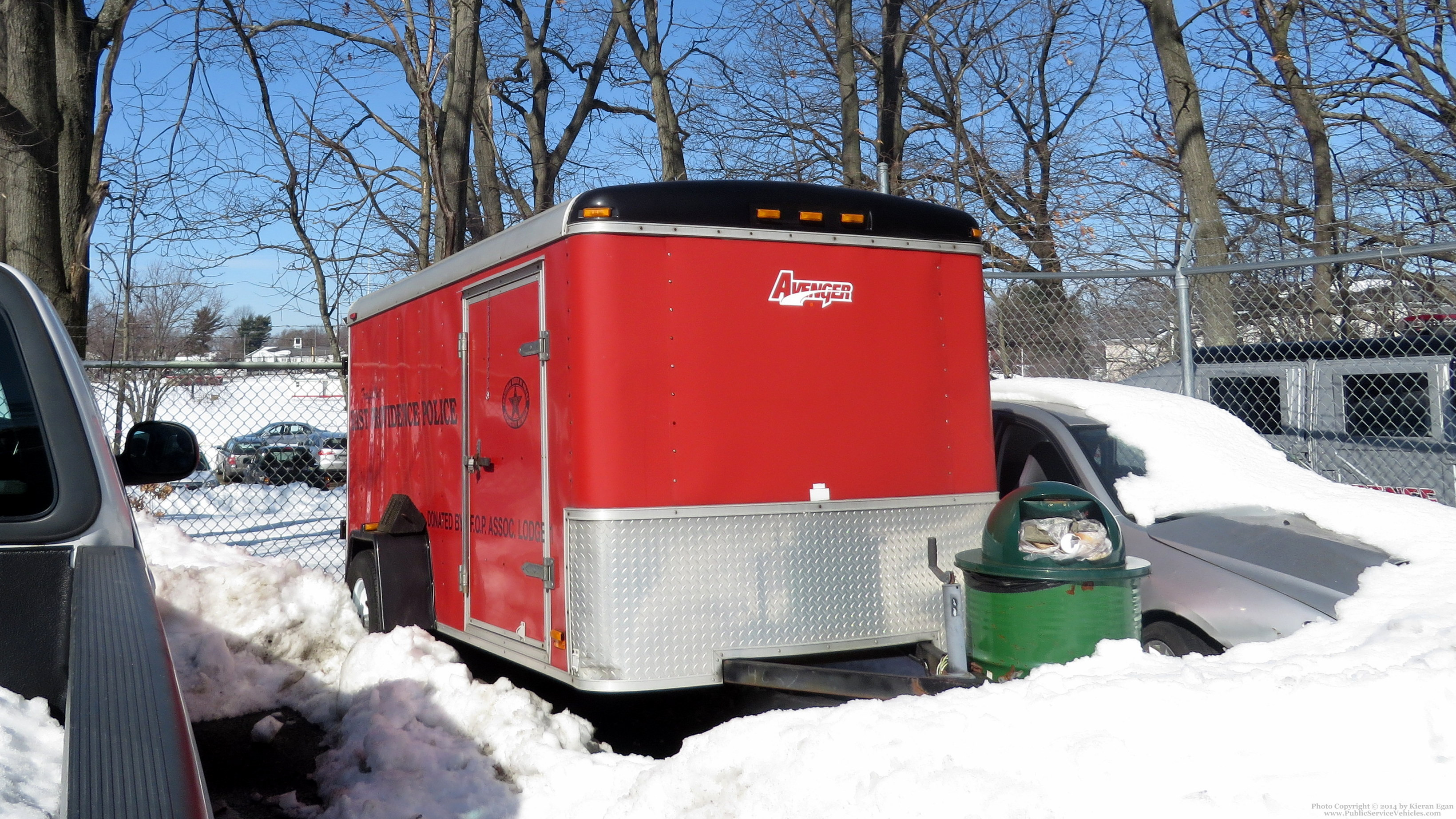 A photo  of East Providence Police
            Trailer, a 2010 Avenger Trailer             taken by Kieran Egan