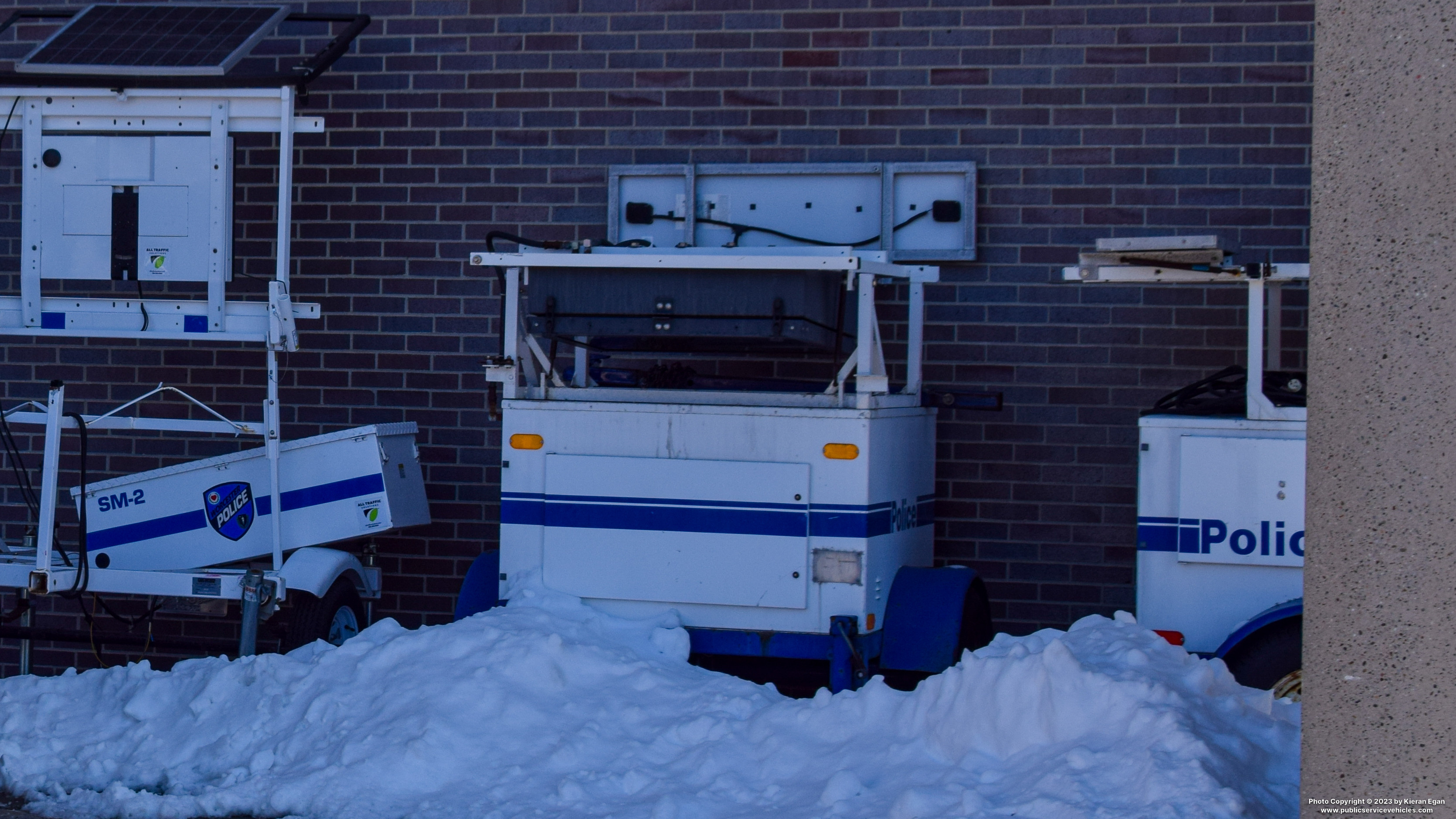 A photo  of Worcester Police
            Speed Trailer, a 1990-2010 Speed Trailer             taken by Kieran Egan