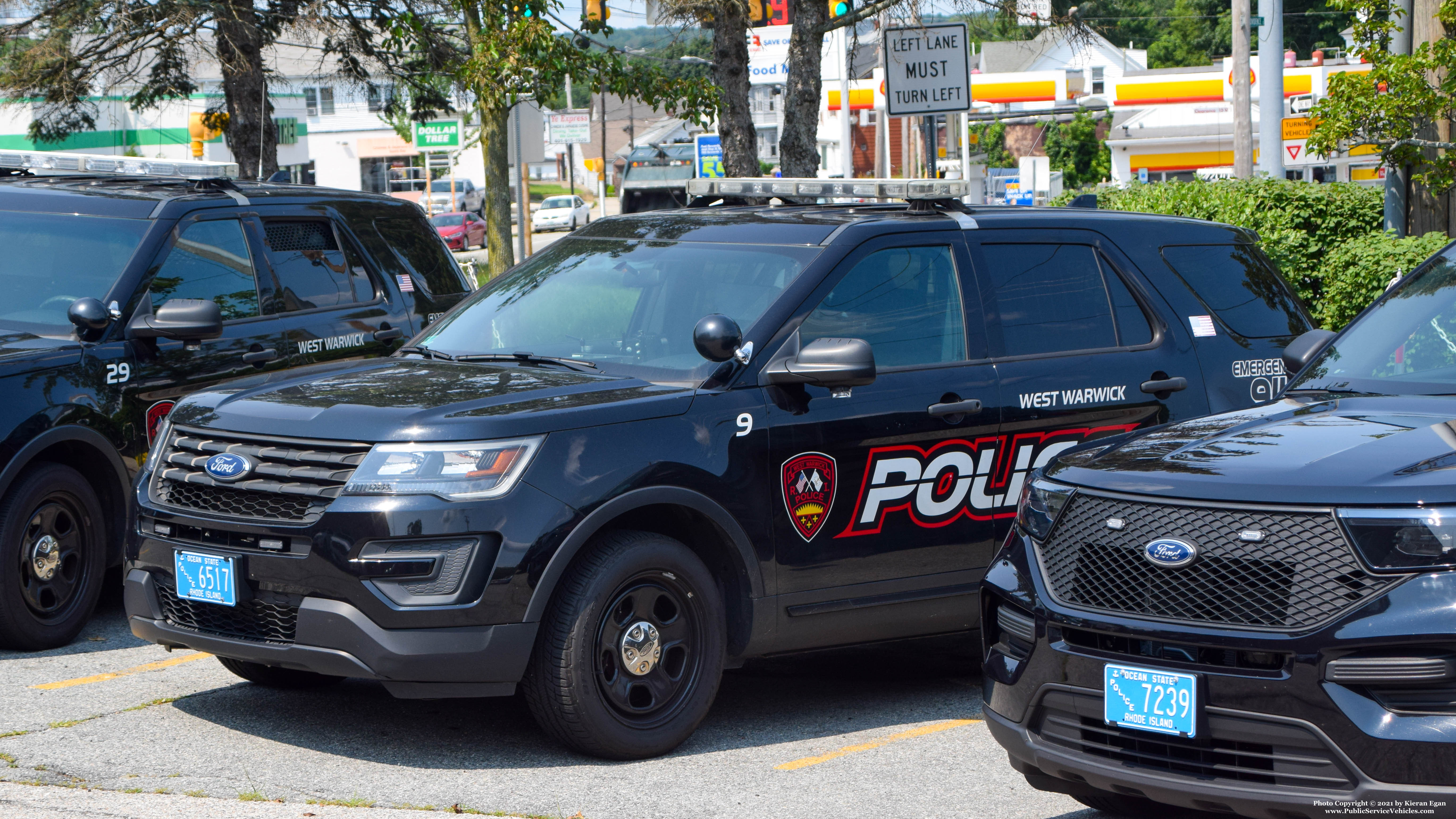 A photo  of West Warwick Police
            Car 9, a 2016-2019 Ford Police Interceptor Utility             taken by Kieran Egan