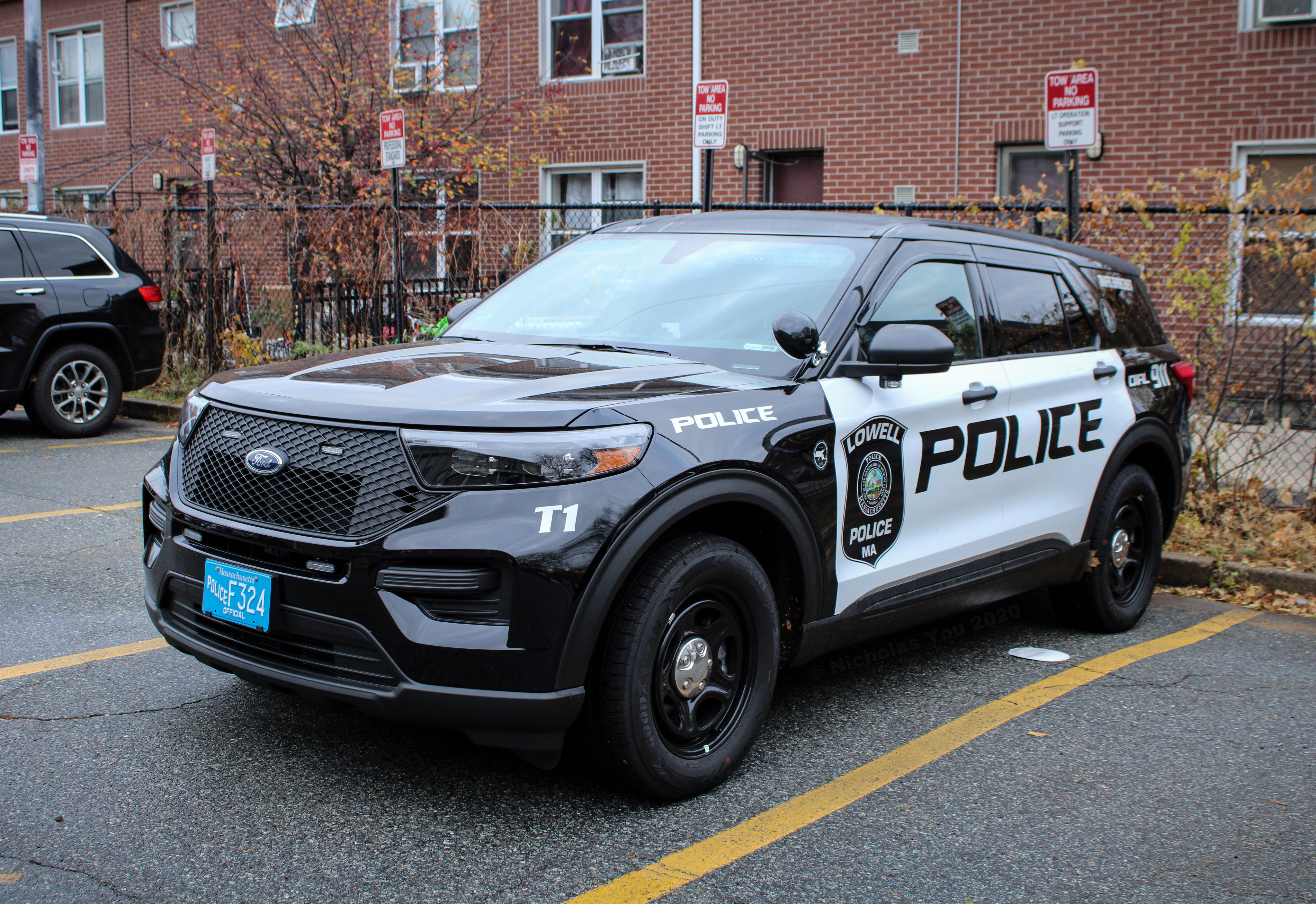 A photo  of Lowell Police
            Traffic 1, a 2020 Ford Police Interceptor Utility             taken by Nicholas You