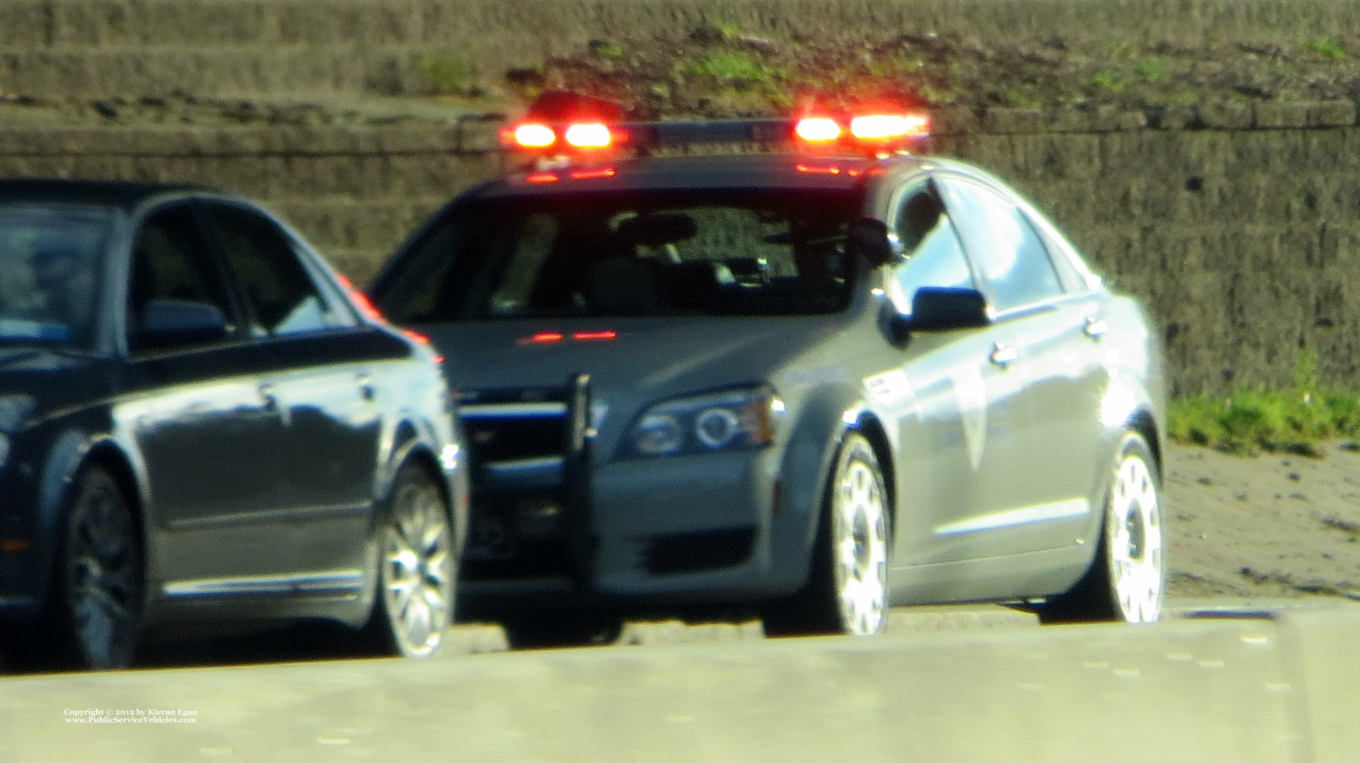 A photo  of Rhode Island State Police
            Cruiser 195, a 2013 Chevrolet Caprice             taken by Kieran Egan