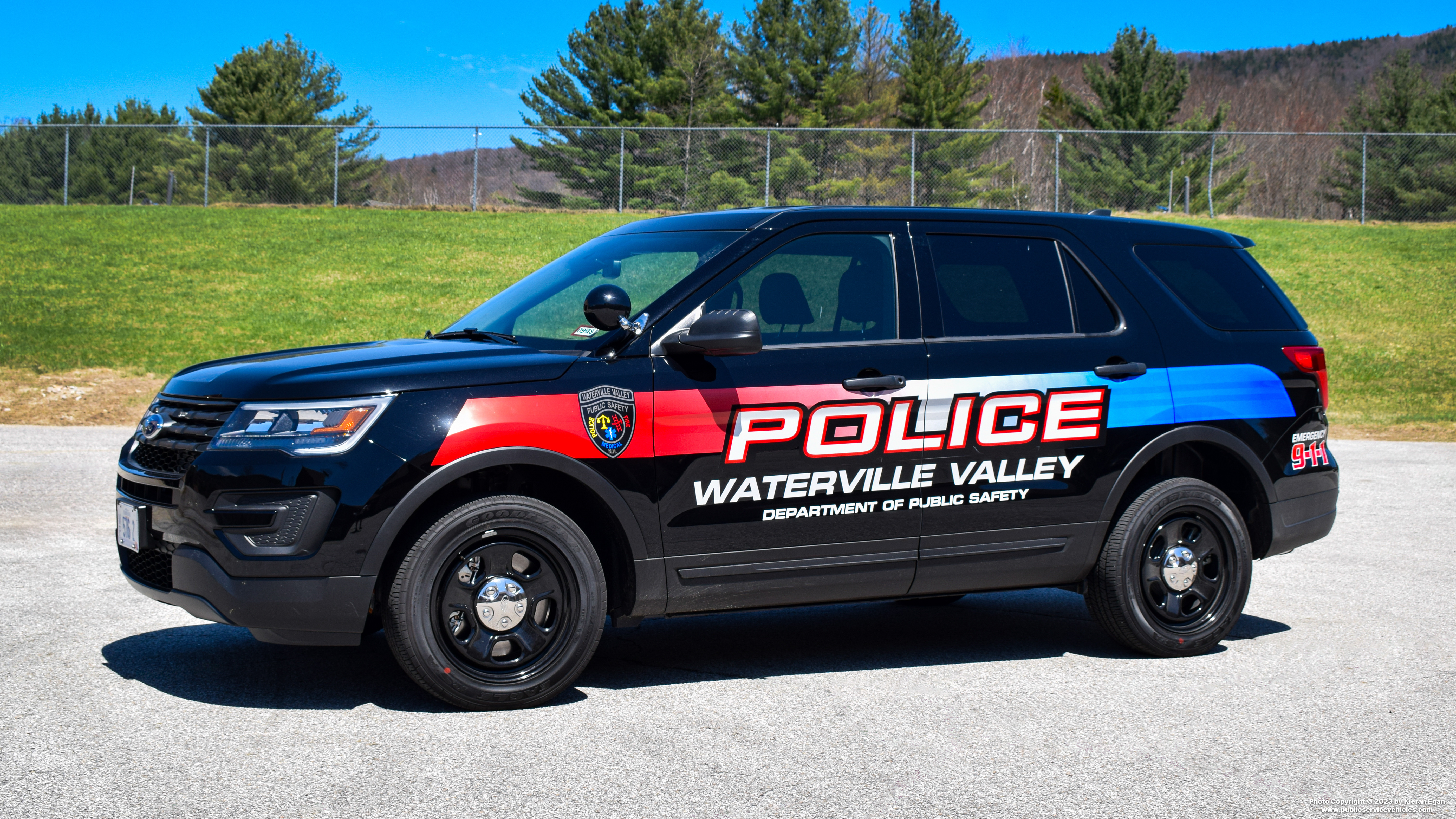 A photo  of Waterville Valley Public Safety
            Car 2, a 2018 Ford Police Interceptor Utility             taken by Kieran Egan