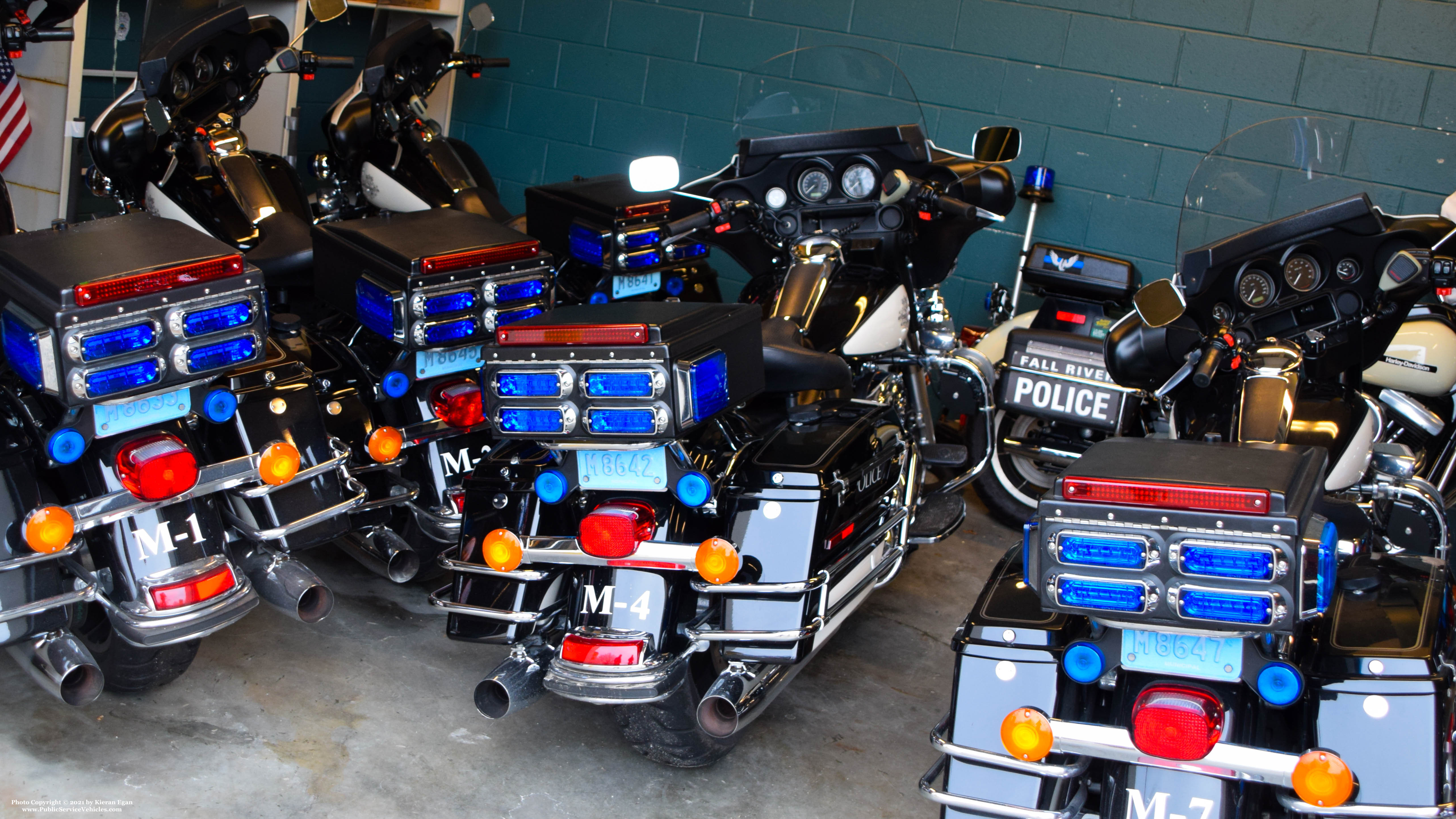 A photo  of Fall River Police
            Motorcycle 4, a 2011 Harley-Davidson Electra Glide             taken by Kieran Egan