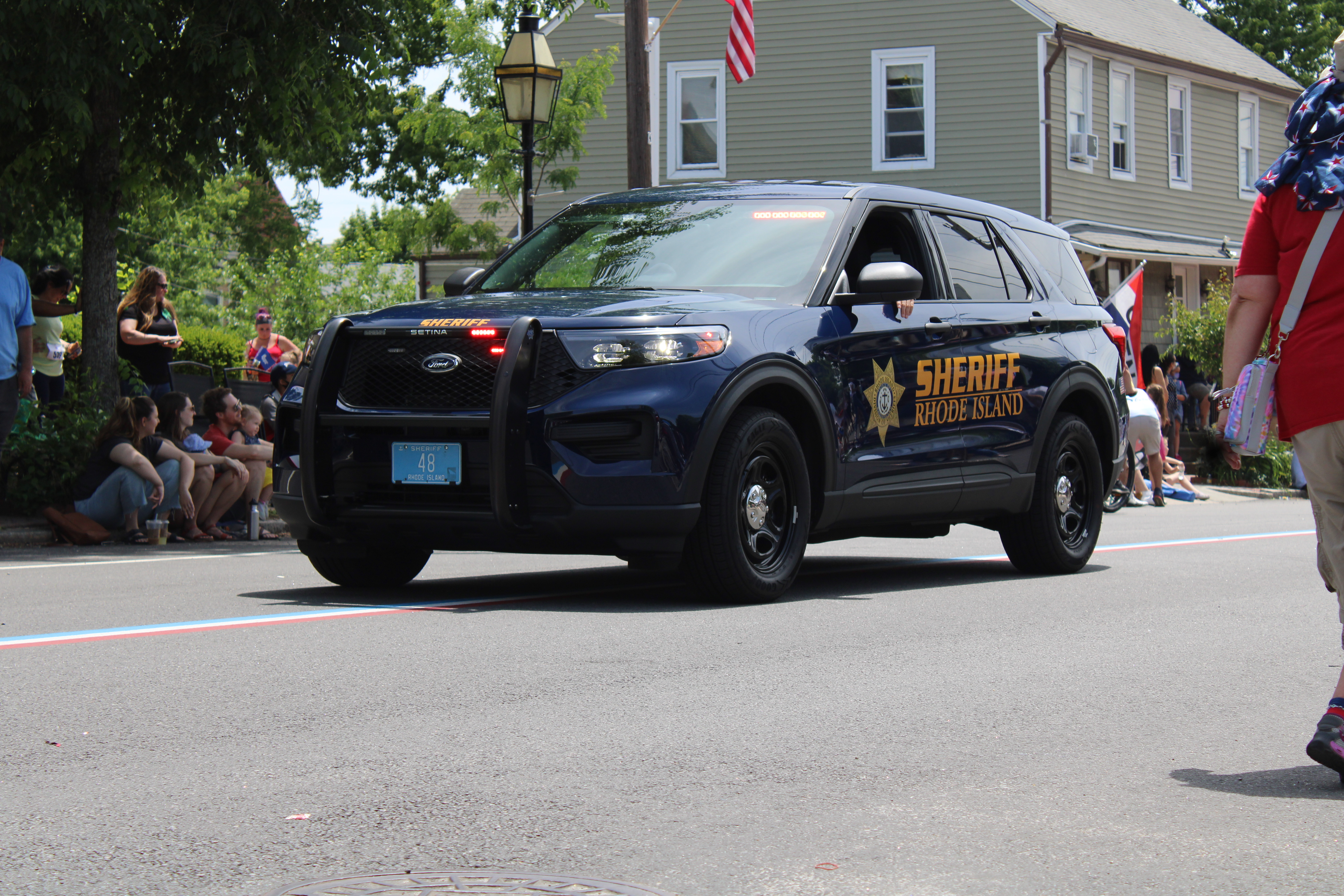 A photo  of Rhode Island Division of Sheriffs
            Cruiser 48, a 2022 Ford Police Interceptor Utility             taken by @riemergencyvehicles