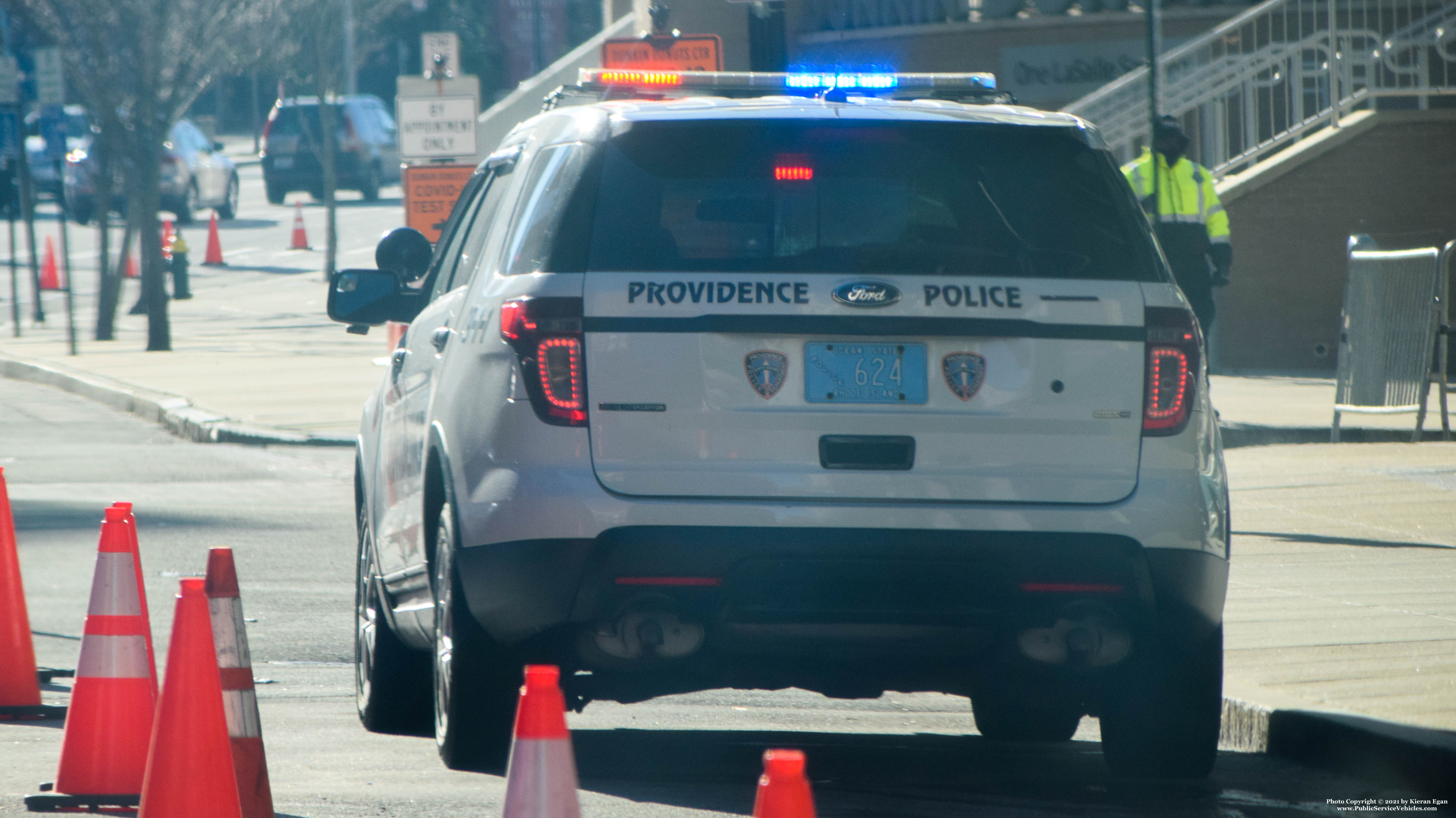 A photo  of Providence Police
            Cruiser 624, a 2015 Ford Police Interceptor Utility             taken by Kieran Egan