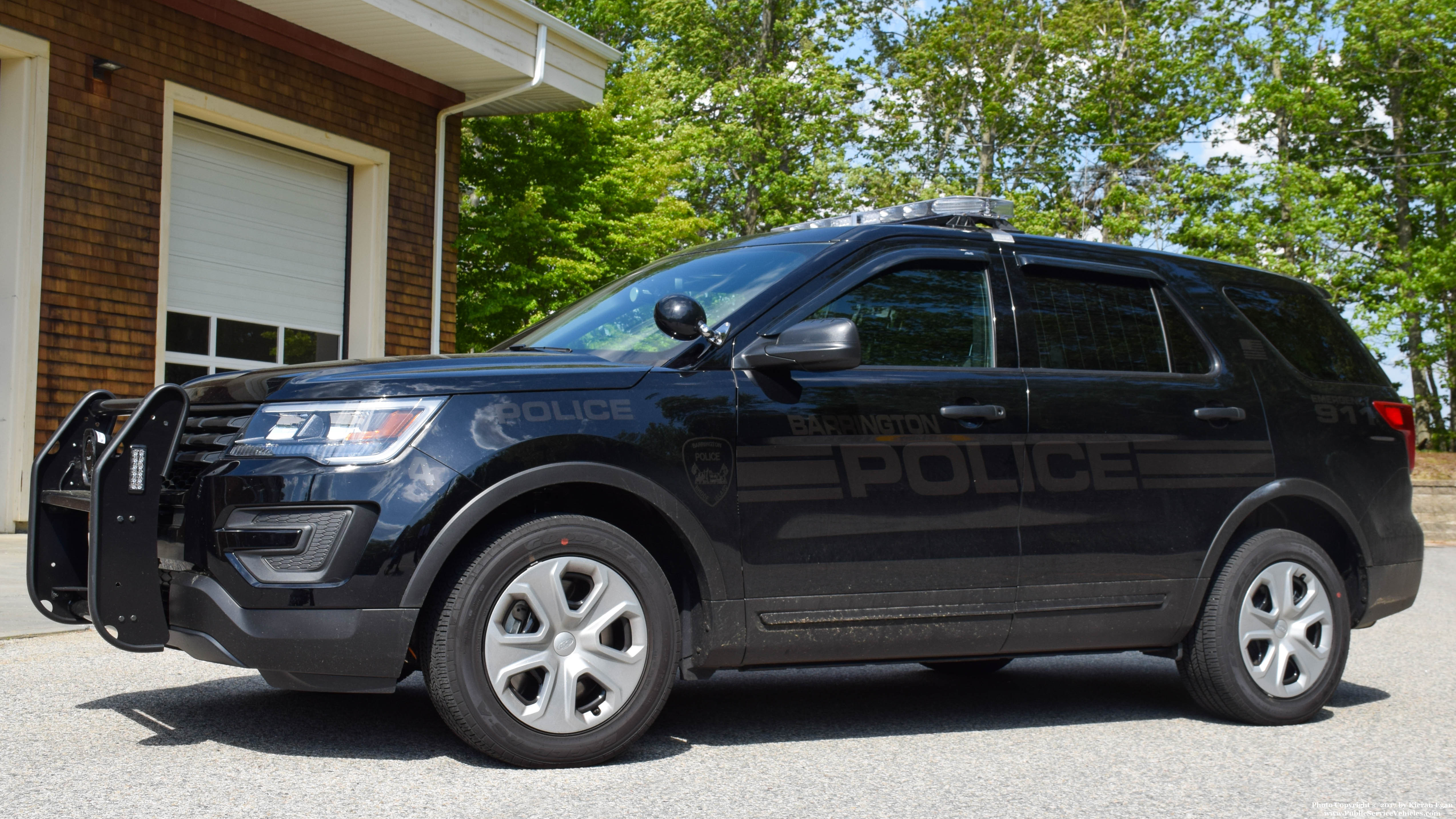 A photo of Barrington Police
Patrol Car 4, a 2017 Ford Police Interceptor Utility taken by Kieran Egan