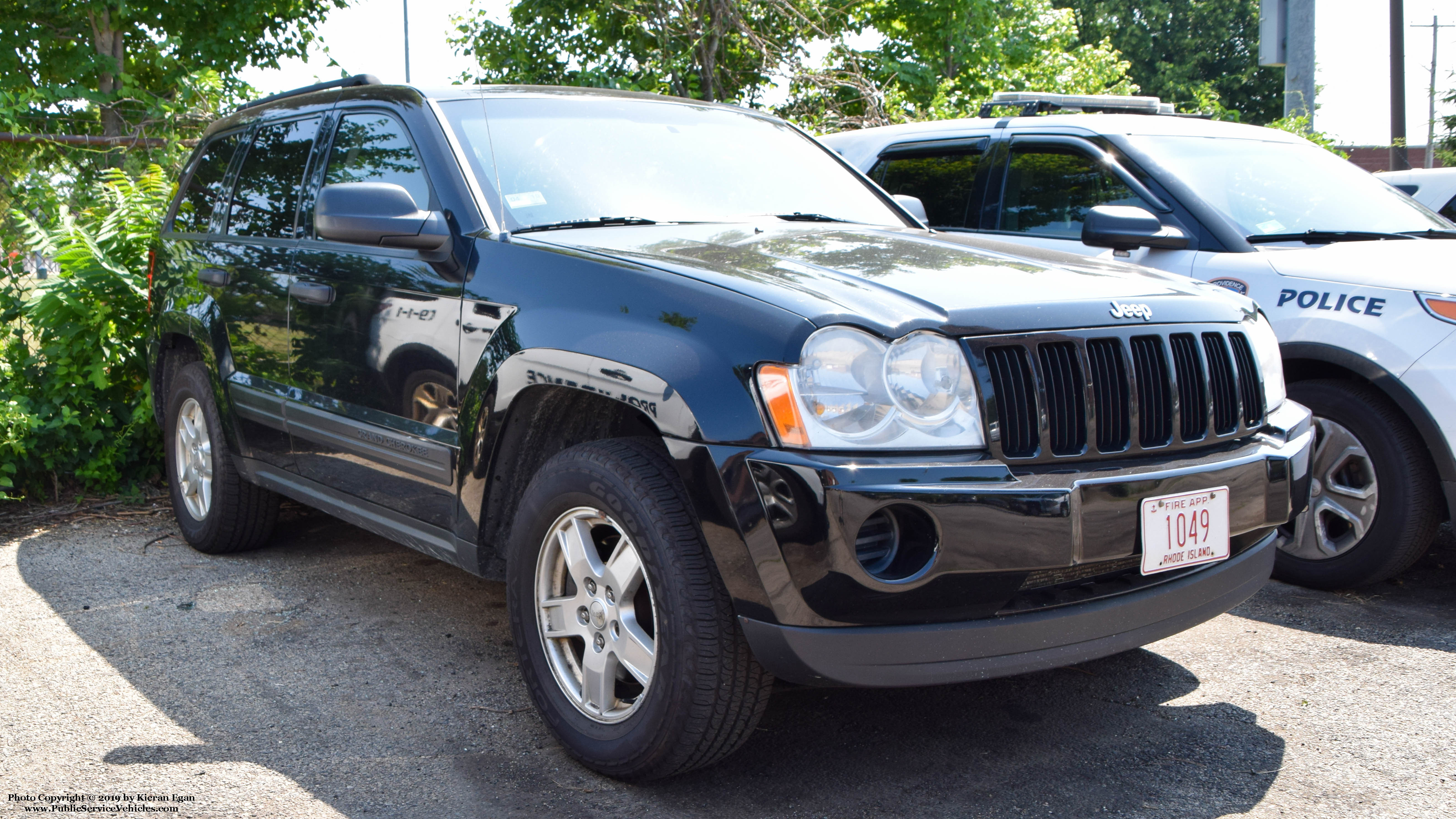 A photo  of Providence Fire
            Administration Vehicle, a 2005 Jeep Grand Cherokee             taken by Kieran Egan