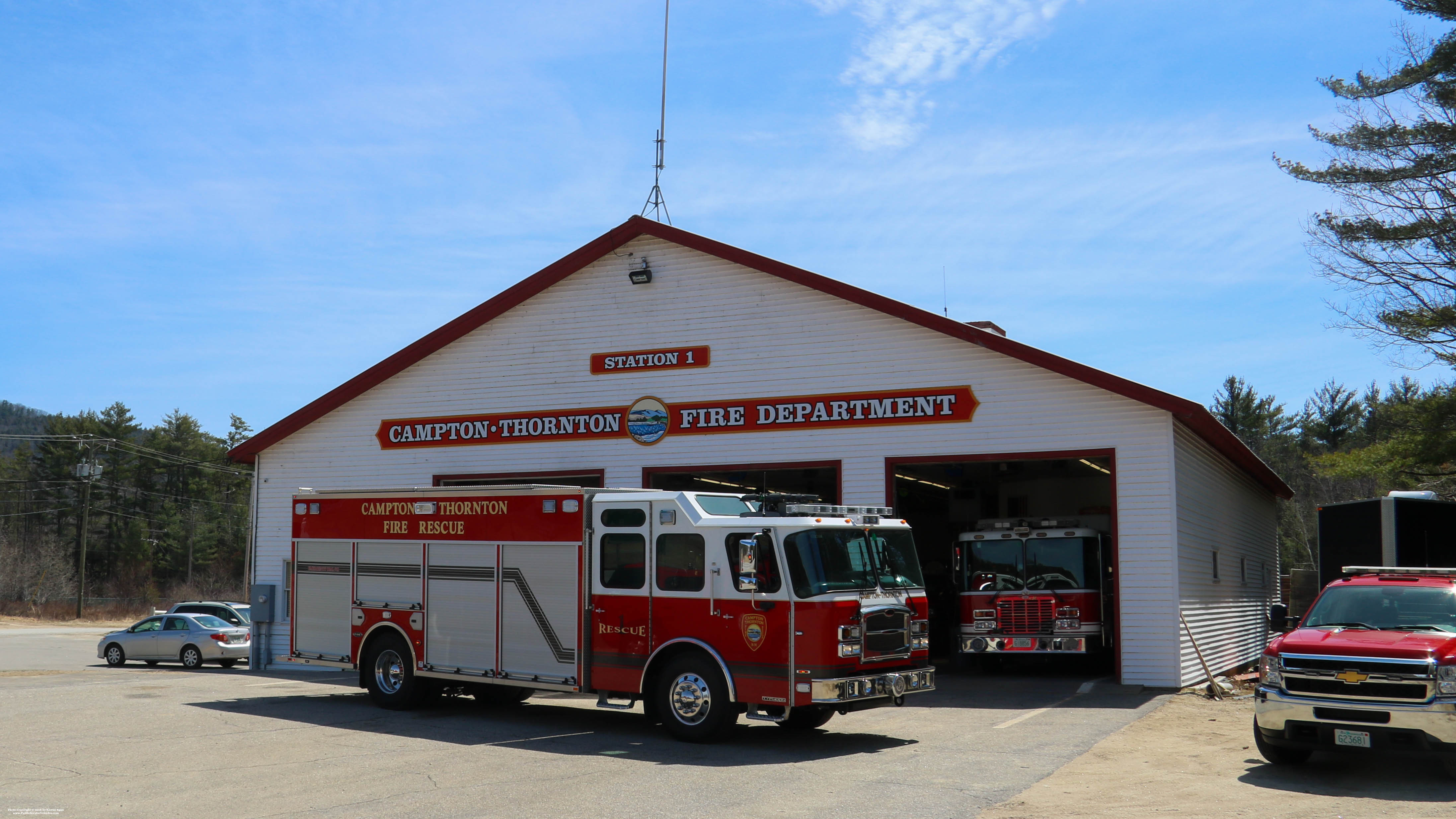 A photo  of Campton-Thornton Fire
            35 Rescue 1, a 2017 E-One Typhoon             taken by Kieran Egan