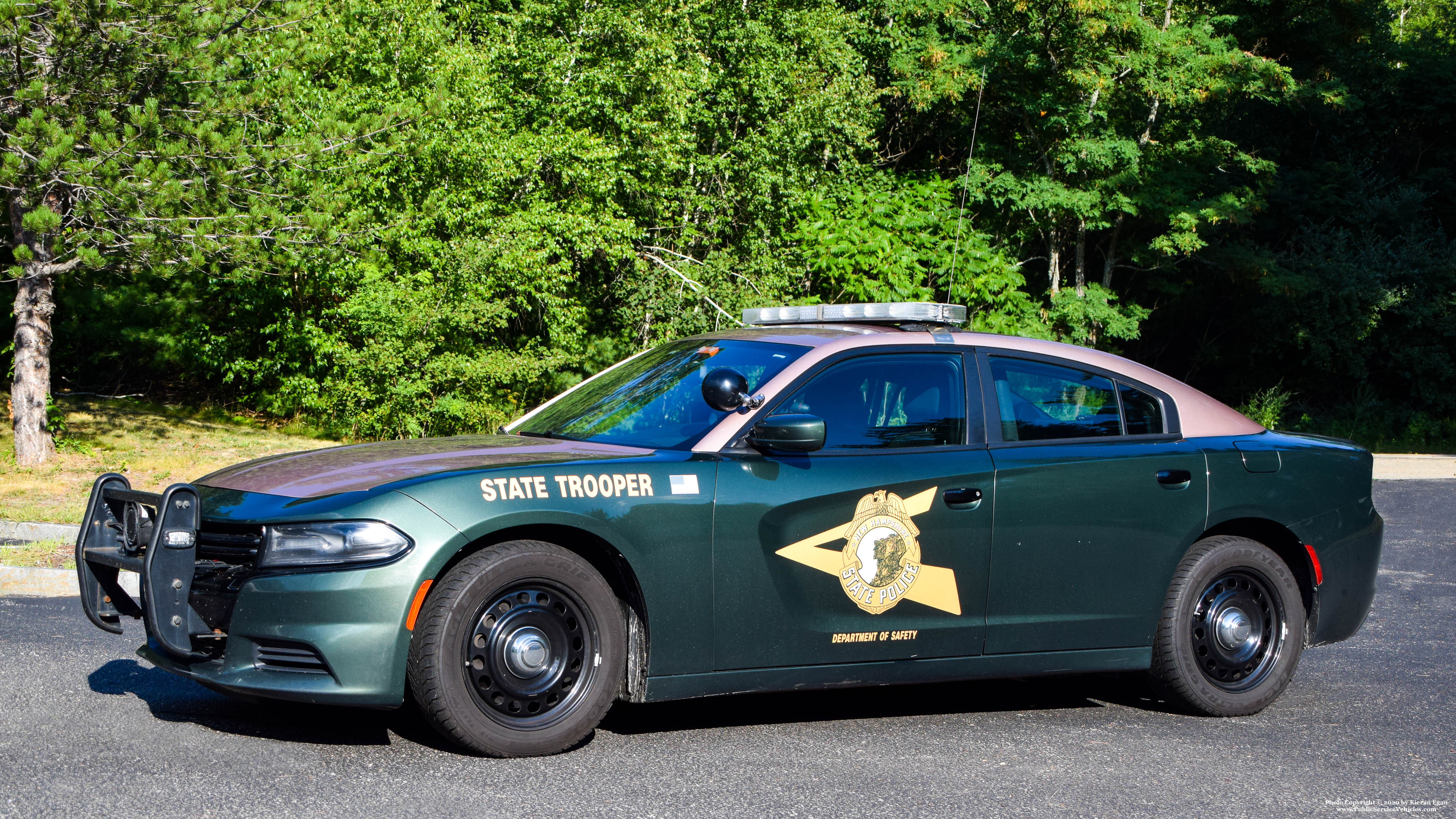 A photo  of New Hampshire State Police
            Cruiser 121, a 2015 Dodge Charger             taken by Kieran Egan