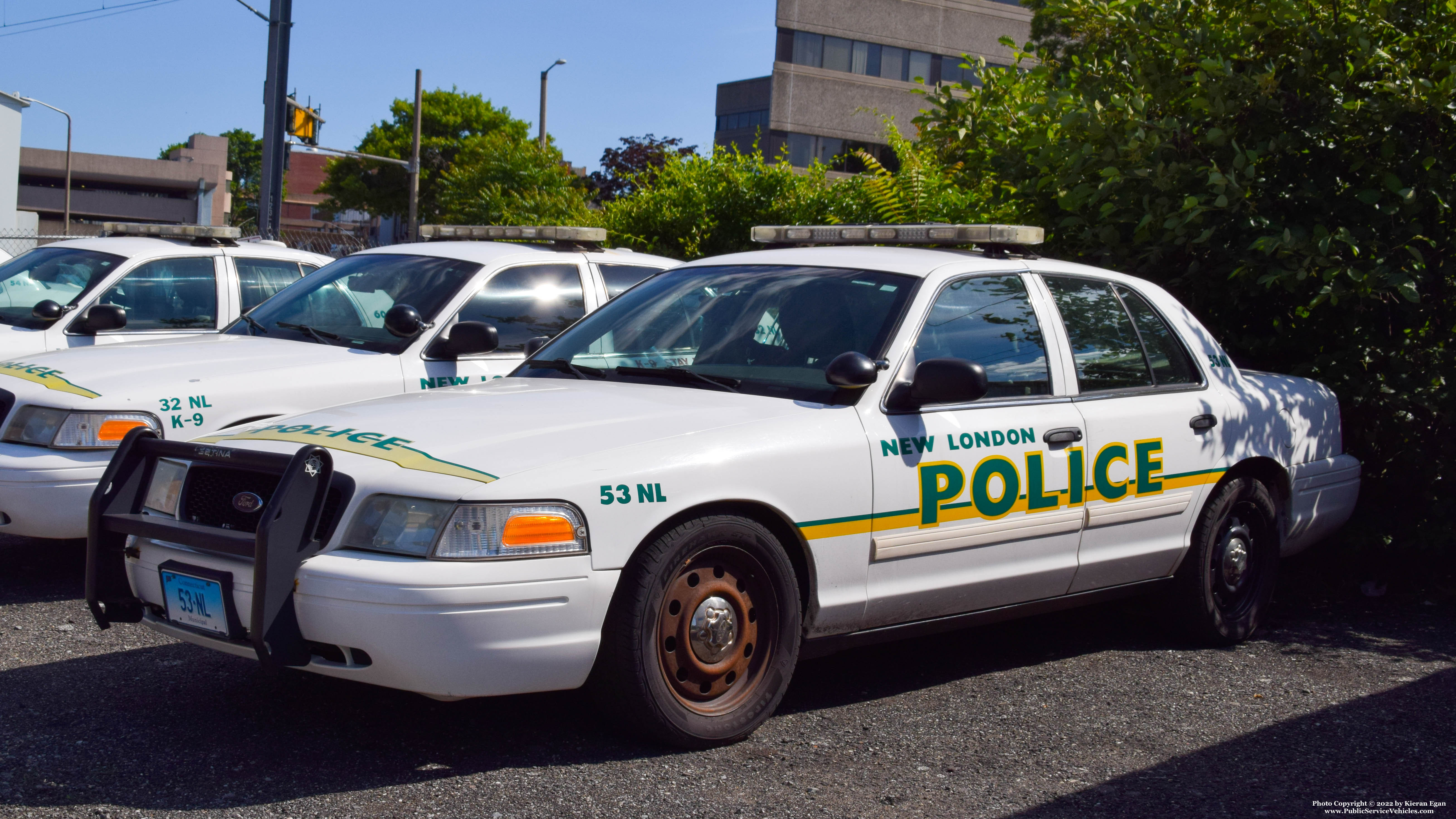 A photo  of New London Police
            Car 53, a 2011 Ford Crown Victoria Police Interceptor             taken by Kieran Egan