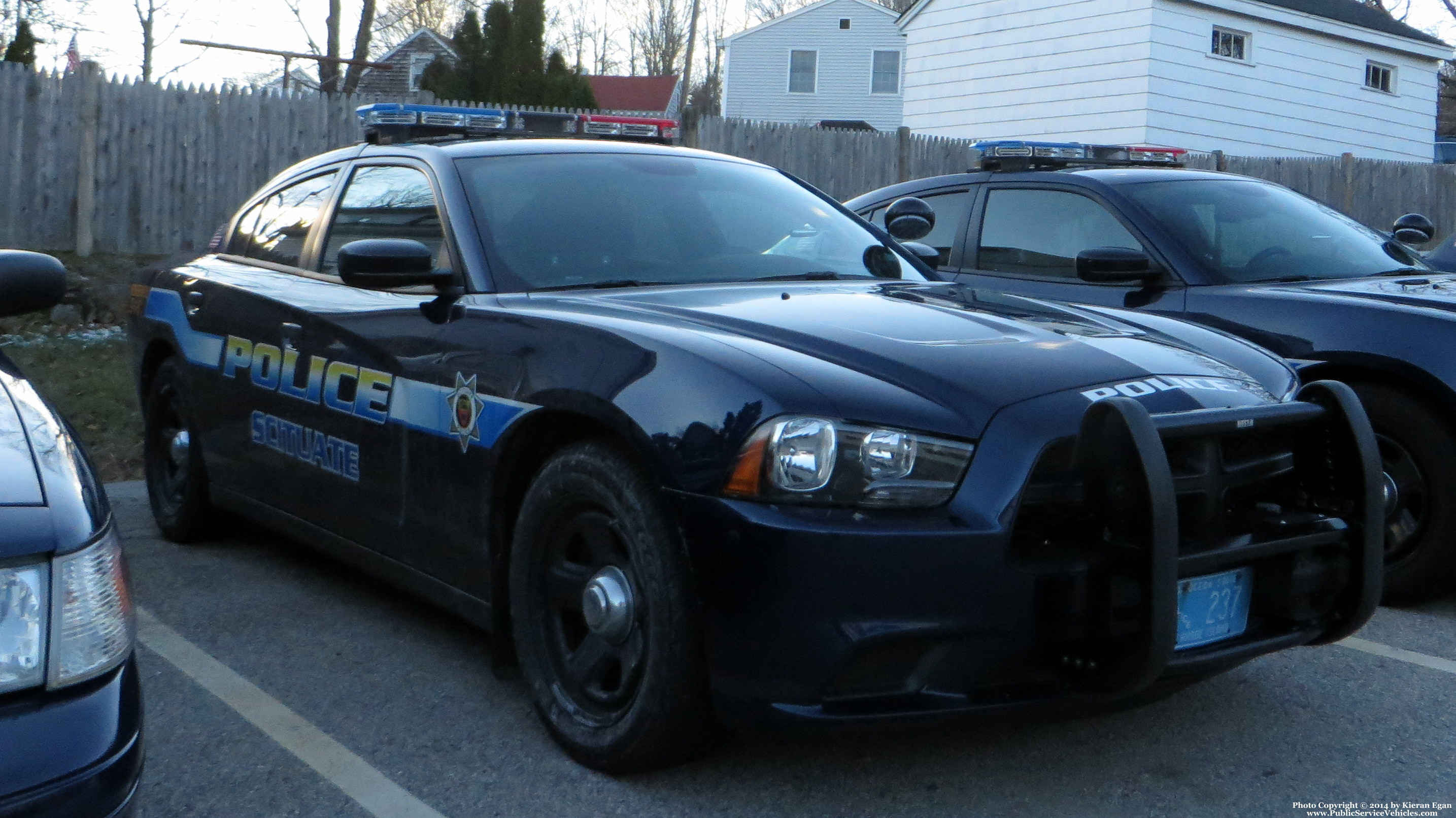 A photo  of Scituate Police
            Cruiser 237, a 2014 Dodge Charger             taken by Kieran Egan