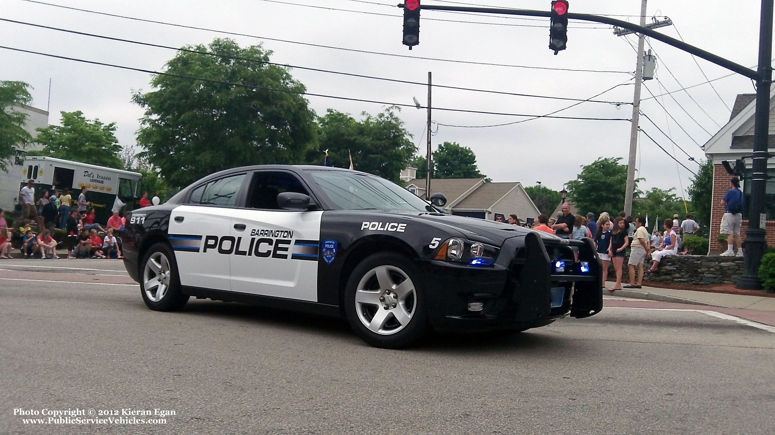 A photo  of Barrington Police
            Car 5, a 2011 Dodge Charger             taken by Kieran Egan