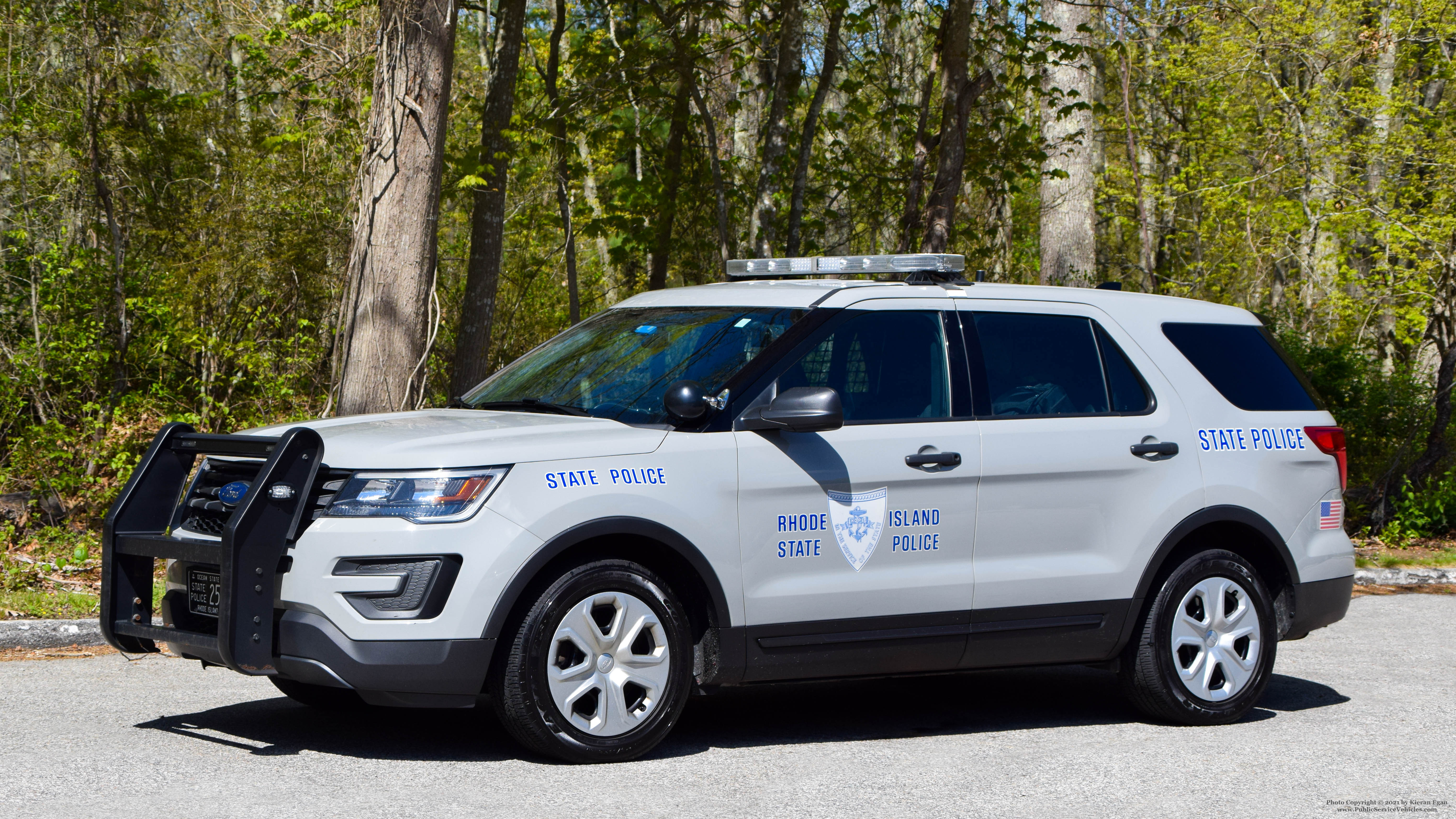 A photo  of Rhode Island State Police
            Cruiser 255, a 2017 Ford Police Interceptor Utility             taken by Kieran Egan