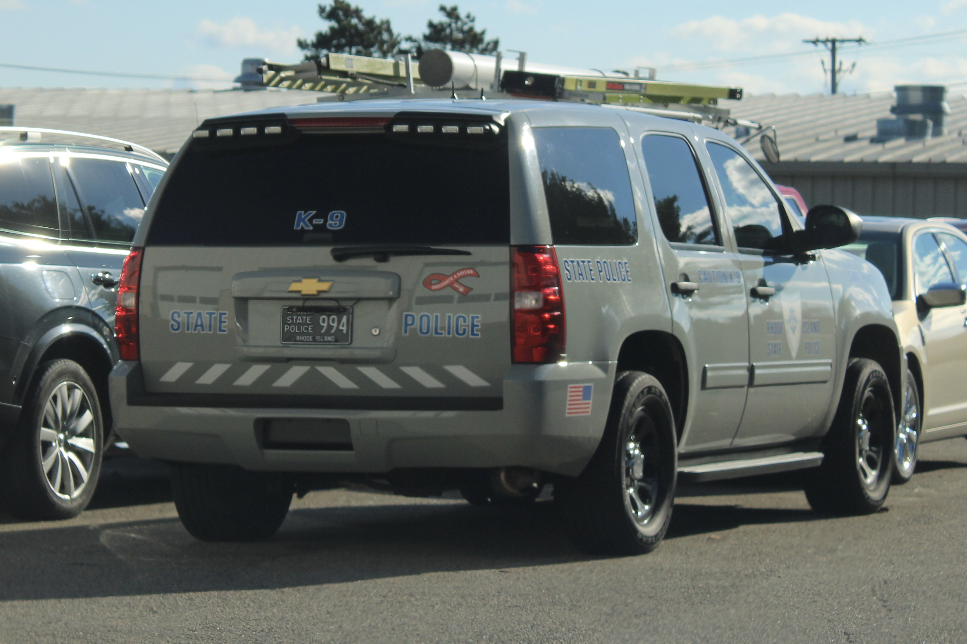 A photo  of Rhode Island State Police
            Cruiser 994, a 2013 Chevrolet Tahoe             taken by @riemergencyvehicles