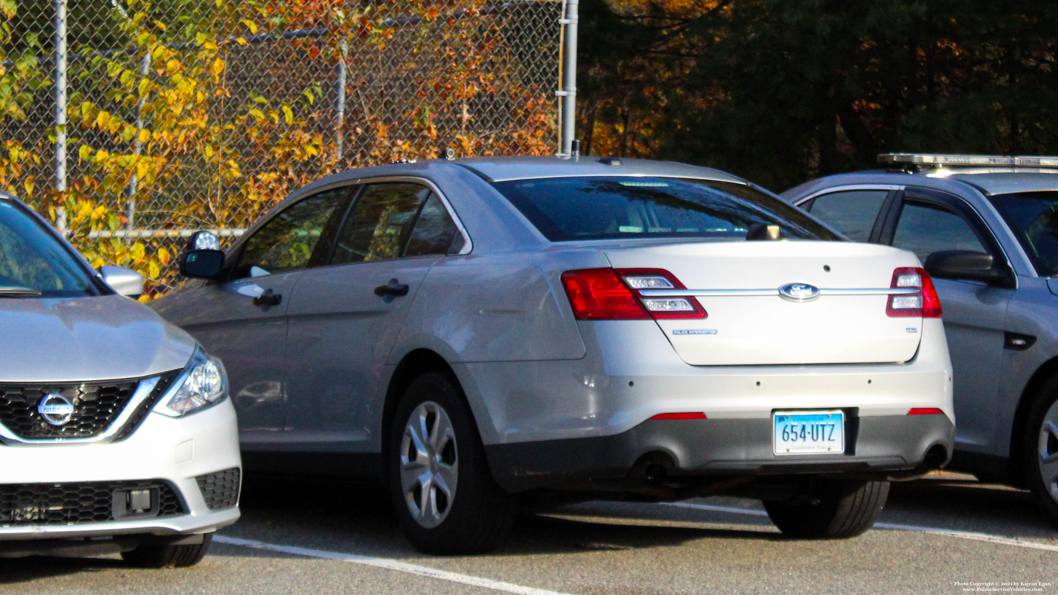 A photo  of Connecticut State Police
            Cruiser 654, a 2013-2019 Ford Police Interceptor Sedan             taken by Kieran Egan