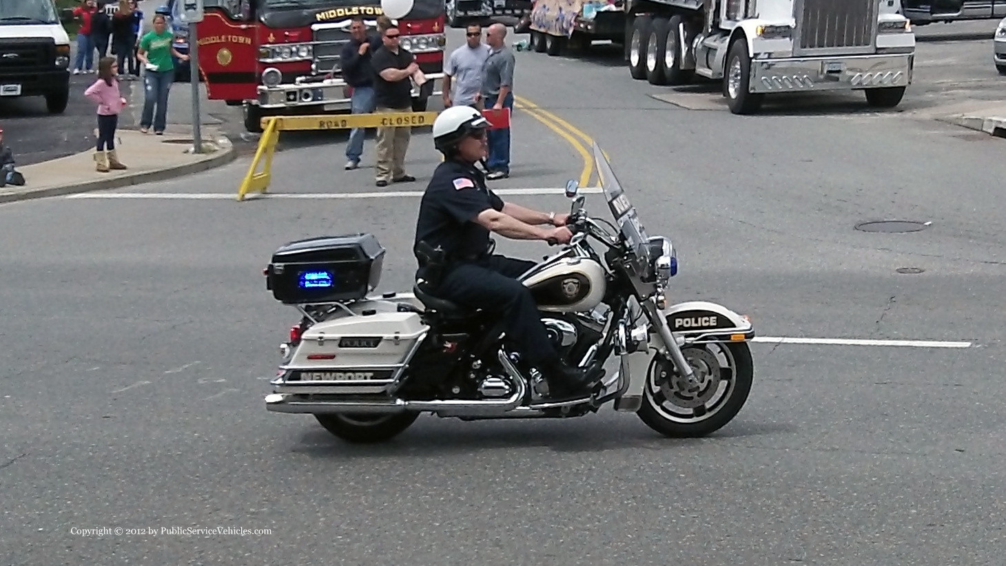 A photo  of Newport Police
            Motorcycle 1, a 2000-2012 Harley Davidson Electra Glide             taken by Kieran Egan