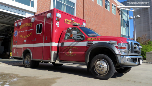 Additional photo  of Providence Fire
                    Rescue 4, a 2008 Ford F-450                     taken by Kieran Egan