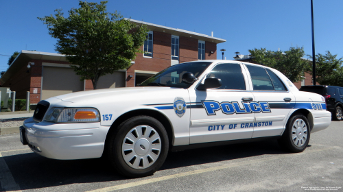 Additional photo  of Cranston Police
                    Cruiser 157, a 2009-2011 Ford Crown Victoria Police Interceptor                     taken by @riemergencyvehicles