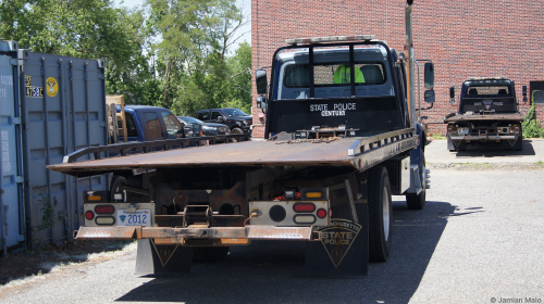 Additional photo  of Massachusetts State Police
                    Truck 2012, a 2009 Freightliner/Century                     taken by Kieran Egan