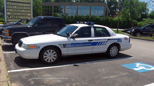 Additional photo  of Barrington Police
                    Car 8, a 2006 Ford Crown Victoria Police Interceptor                     taken by Kieran Egan