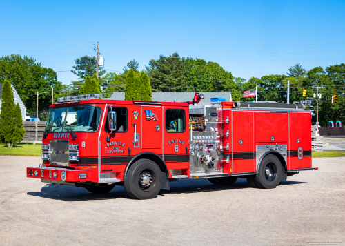 Additional photo  of Warwick Fire
                    Engine 8, a 2022 E-One Typhoon                     taken by Kieran Egan