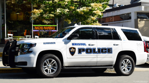 Additional photo  of Bristol Police
                    Cruiser 105, a 2016 Chevrolet Tahoe                     taken by Kieran Egan