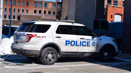 Additional photo  of Worcester Police
                    Cruiser 76, a 2015 Ford Police Interceptor Utility                     taken by Kieran Egan