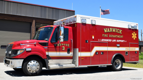 Additional photo  of Warwick Fire
                    Rescue 3, a 2012 International TerraStar                     taken by @riemergencyvehicles
