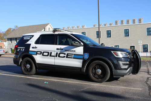 Additional photo  of Warwick Police
                    Cruiser CP-50, a 2016 Ford Police Interceptor Utility                     taken by @riemergencyvehicles