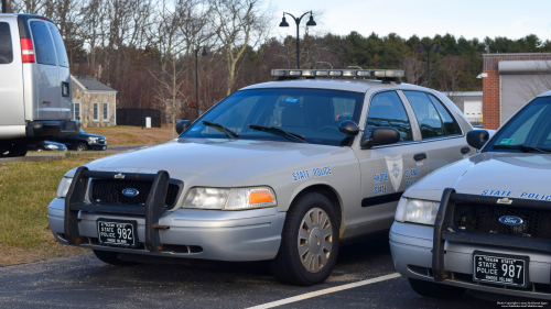 Additional photo  of Rhode Island State Police
                    Cruiser 982, a 2006-2008 Ford Crown Victoria Police Interceptor                     taken by Kieran Egan