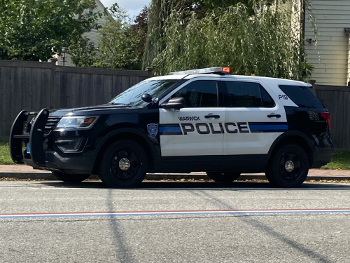 Additional photo  of Warwick Police
                    Cruiser P-19, a 2019 Ford Police Interceptor Utility                     taken by @riemergencyvehicles