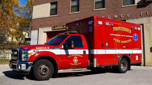 Additional photo  of Providence Fire
                    Rescue 2, a 2011 Ford F-350/Horton                     taken by Kieran Egan