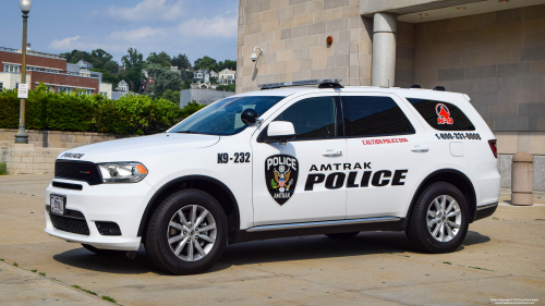 Additional photo  of Amtrak Police
                    Cruiser 232, a 2019-2020 Dodge Durango                     taken by Kieran Egan