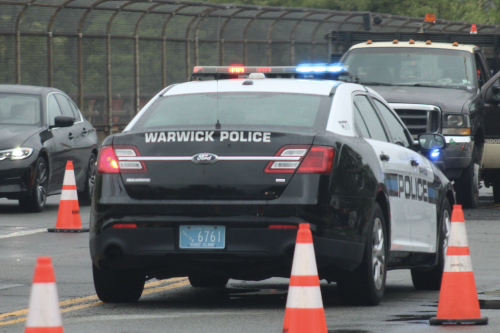 Additional photo  of Warwick Police
                    Cruiser R-77, a 2015 Ford Police Interceptor Sedan                     taken by @riemergencyvehicles