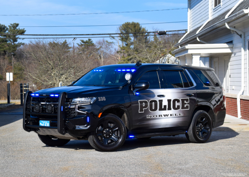 Additional photo  of Norwell Police
                    Cruiser 330, a 2021 Chevrolet Tahoe                     taken by Kieran Egan