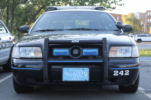 Additional photo  of Taunton Police
                    Cruiser 242, a 2008 Ford Crown Victoria Police Interceptor                     taken by Kieran Egan