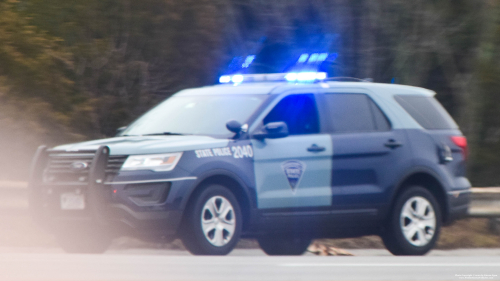 Additional photo  of Massachusetts State Police
                    Cruiser 2040, a 2018 Ford Police Interceptor Utility                     taken by Kieran Egan