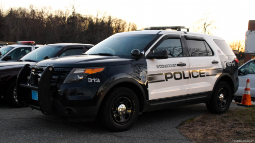 Additional photo  of Woonsocket Police
                    Cruiser 313, a 2015 Ford Police Interceptor Utility                     taken by Kieran Egan