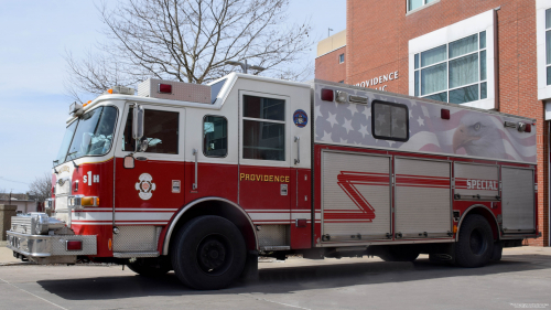 Additional photo  of Providence Fire
                    Special Hazards 1, a 2004 Pierce Arrow XT                     taken by Kieran Egan