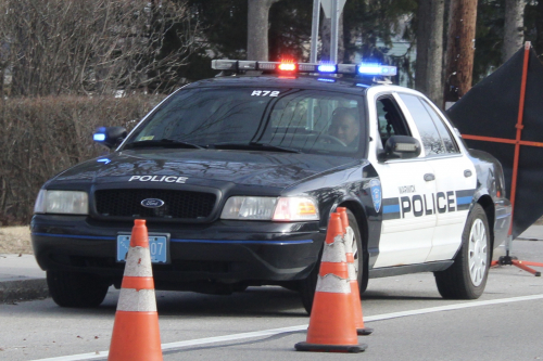 Additional photo  of Warwick Police
                    Cruiser R-72, a 2009-2011 Ford Crown Victoria Police Interceptor                     taken by Kieran Egan