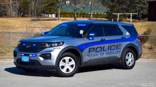 Additional photo  of Berkley Police
                    Cruiser 504, a 2020 Ford Police Interceptor Utility                     taken by Kieran Egan