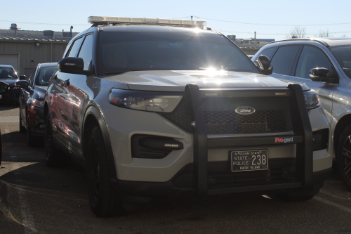 Additional photo  of Rhode Island State Police
                    Cruiser 238, a 2022 Ford Police Interceptor Utility                     taken by @riemergencyvehicles