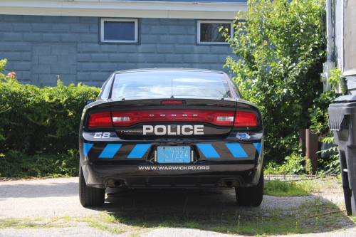 Additional photo  of Warwick Police
                    Cruiser CP-58, a 2014 Dodge Charger                     taken by @riemergencyvehicles